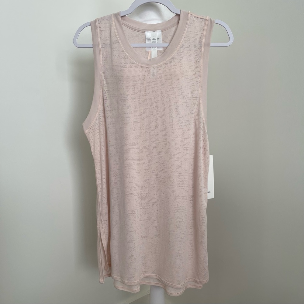 Lululemon Uncovered Tall Tank Silk Rose Size 8 NEW - Picture 6 of 13